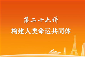 习近平新时代中国特色社会主义思想三十讲（第二十六讲）