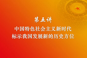 习近平新时代中国特色社会主义思想三十讲（第五讲）