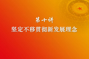 习近平新时代中国特色社会主义思想三十讲（第十讲）